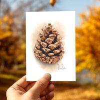 Image 2 of Pinecone 4x6 Mini Print