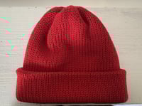 Image 10 of Merino BEANNIE - Red £58.00