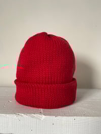 Image 2 of Merino BEANNIE - Red £58.00