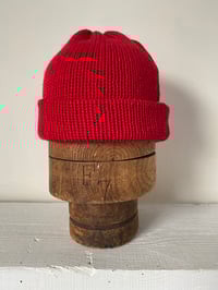 Image 3 of Merino BEANNIE - Red £58.00