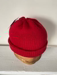 Image 7 of Merino BEANNIE - Red £58.00