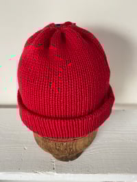 Image 6 of Merino BEANNIE - Red £58.00