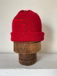 Image 9 of Merino BEANNIE - Red £58.00