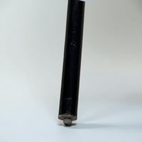 Image 8 of Crucifix antique Jésus Christ / Napoléon III en bois noirci et Christ en métal - fin XIXe.