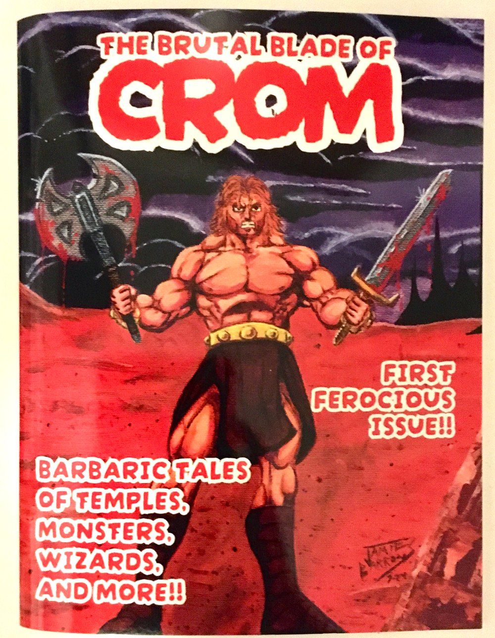 THE BRUTAL BLADE OF CROM #1 [DISTRO]