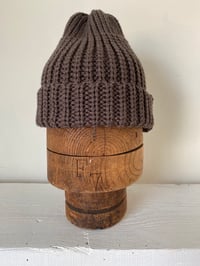 Image 2 of Merino Beanie - Moss Grey £55.00
