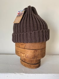 Image 4 of Merino Beanie - Moss Grey £55.00