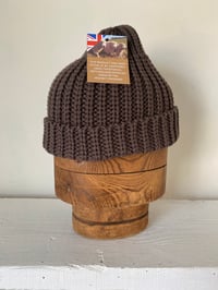 Image 5 of Merino Beanie - Moss Grey £55.00