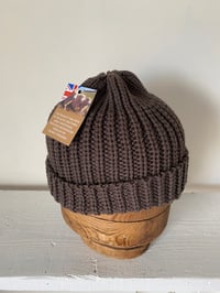 Image 8 of Merino Beanie - Moss Grey £55.00