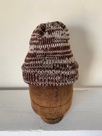 Image 8 of Merino Beanie - Mocha & Natural £65.00