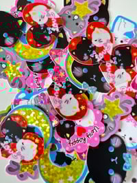 Image 1 of “night sky cat’s very happy time”