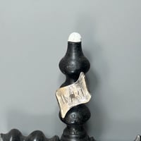 Image 5 of Grand crucifix antique Jésus Christ Napoléon III  bois noirci et Christ en métal - fin XIXe.