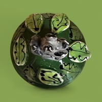 Image 4 of Birch Jar with Squirrel 