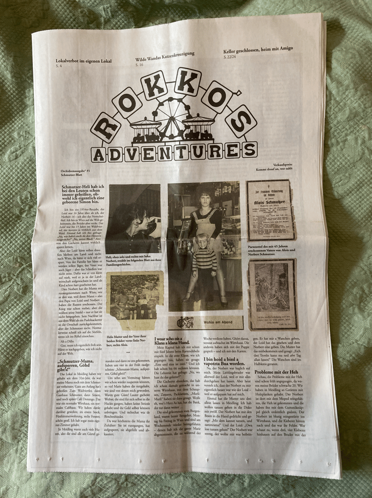 Image of Rokko's Adventures Orchideenausgabe #1: "Schmutzer-Blatt"