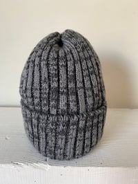 Image 4 of Alpaca Beanie - Grey Charcoal £75.00