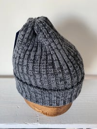 Image 9 of Alpaca Beanie - Grey Charcoal £75.00