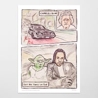 Kendrick and Yoda (Signed Print)