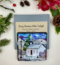 Image 5 of Merry Christmas White Twilight Coaster