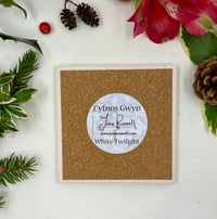 Image 4 of Merry Christmas White Twilight Coaster