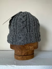 Image 9 of Beanie - Grey Cable £58.00