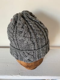 Image 12 of Beanie - Grey Cable £58.00