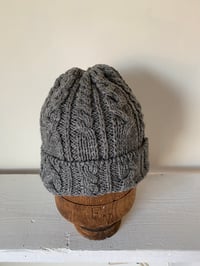 Image 13 of Beanie - Grey Cable £58.00