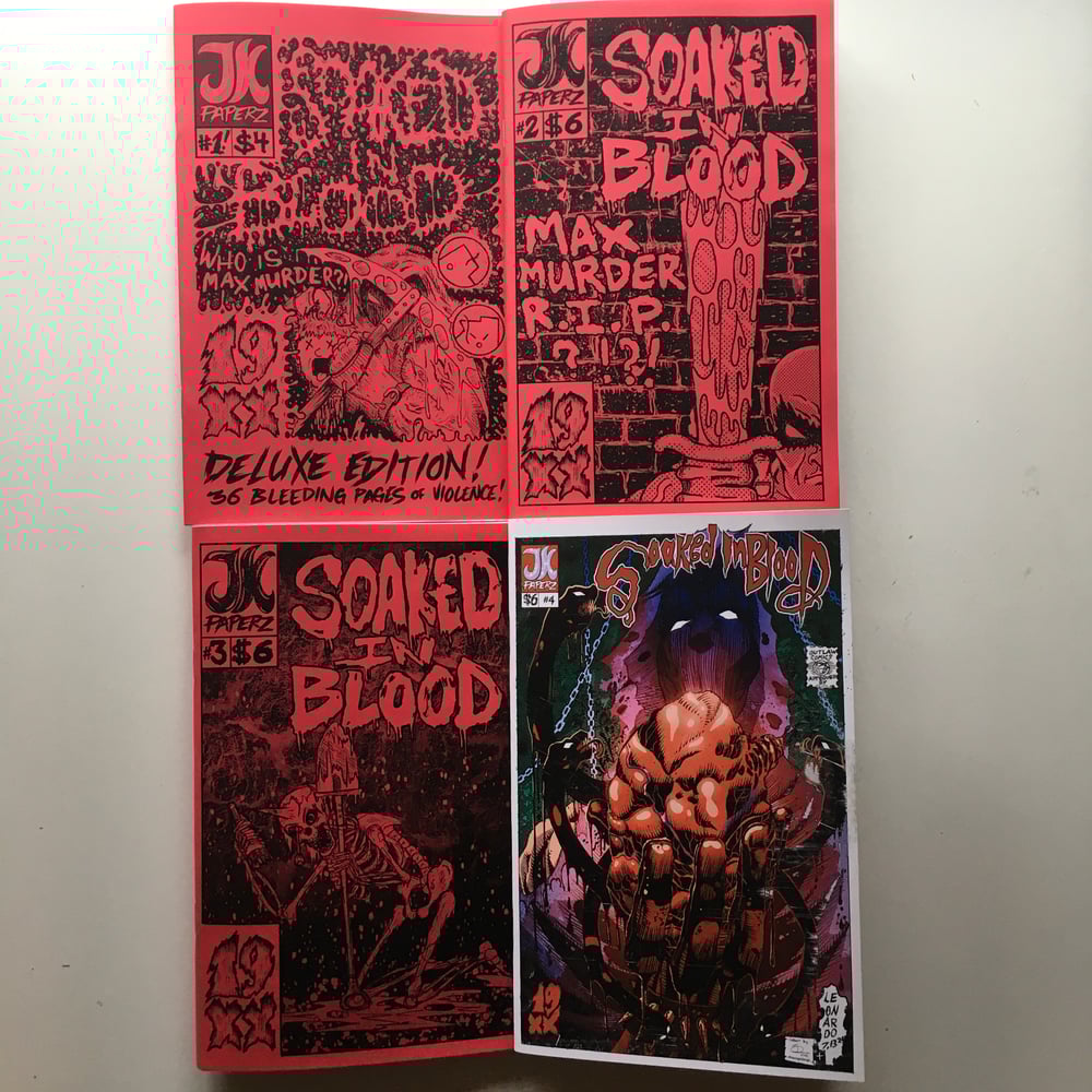 SOAKED IN BLOOD #1-4 SET + SIB #1/2