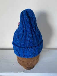Image 8 of  Beanie - Blue Cable £58.00