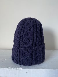 Image 1 of Beanie - Indigo Cable £58.00