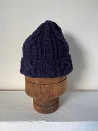 Image 7 of Beanie - Indigo Cable £58.00