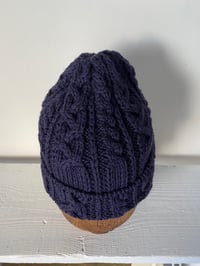 Image 8 of Beanie - Indigo Cable £58.00