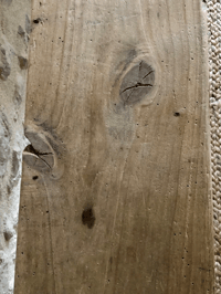 Image 2 of Grand banc de ferme ancien en bois 3 mètres 