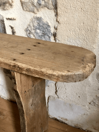 Image 5 of Grand banc de ferme ancien en bois 3 mètres 