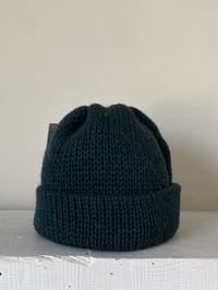 Image 1 of Merino BEANNIE - Deep Green £55.00