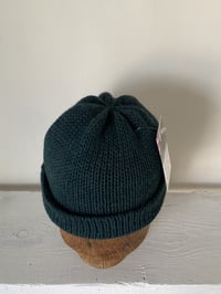 Image 4 of Merino BEANNIE - Deep Green £55.00