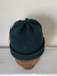 Image 6 of Merino BEANNIE - Deep Green £55.00