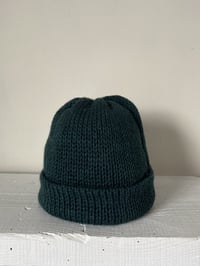 Image 8 of Merino BEANNIE - Deep Green £55.00