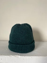 Image 12 of Merino BEANNIE - Deep Green £55.00