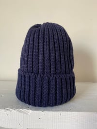 Image 2 of Alpaca Beanie - Navy £65.00