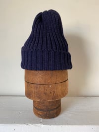 Image 5 of Alpaca Beanie - Navy £65.00