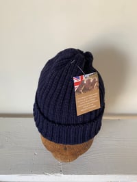 Image 11 of Alpaca Beanie - Navy £65.00