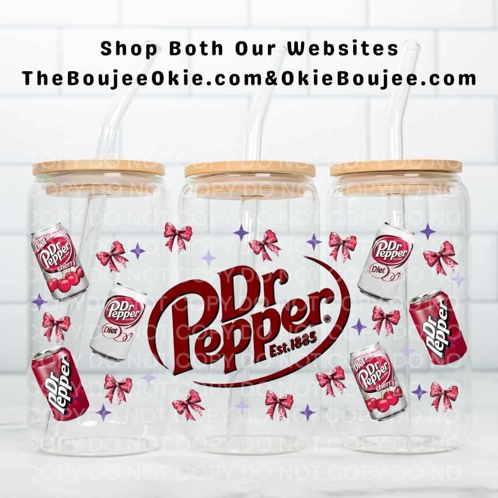 Image of Dr Pepper Uv Dtf Wrap  W0863