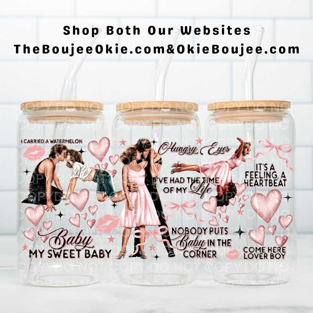 Image of Baby & Johnny Dirty Dancing Uv Dtf Wrap  W0729