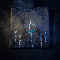 Image 2 of Lightning Rider "Born In Storm" Series Oversize Snow Washed Tee