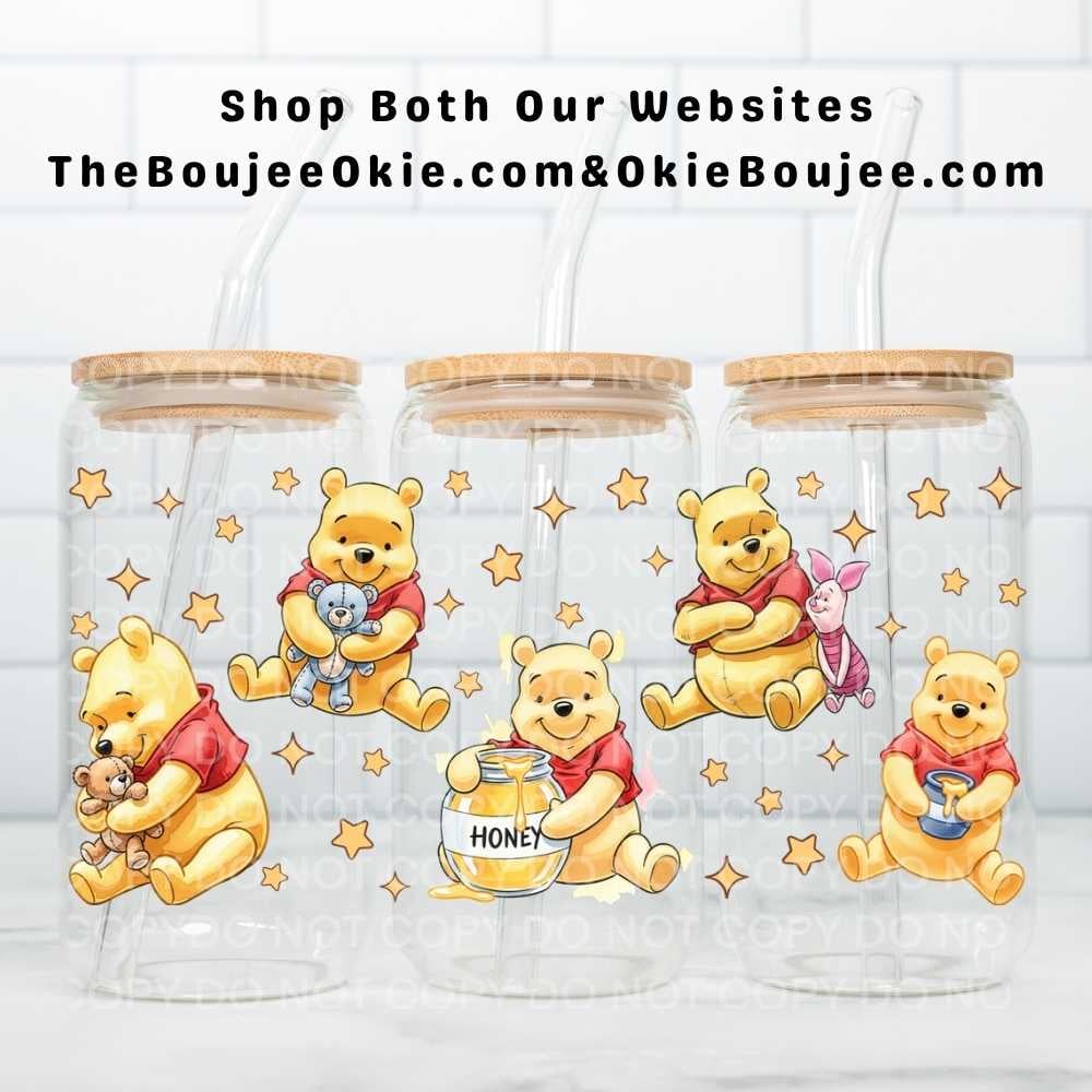 Image of Winnie Pooh Uv Dtf Wrap  W0626