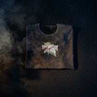 Image 1 of Hero's Passed "Born In Storm" Series Oversize Snow Washed Tee