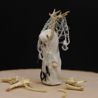 Image 3 of Yellow Jackets inspired Antler Queen - Hand Sculpted Resin Figure