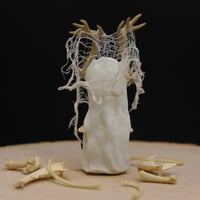 Image 4 of Yellow Jackets inspired Antler Queen - Hand Sculpted Resin Figure
