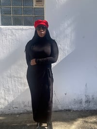 Image 2 of Turtle Neck Long Maxi Dress