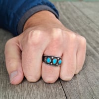 Image 5 of Southwest Turquoise Ring, c. 1970s